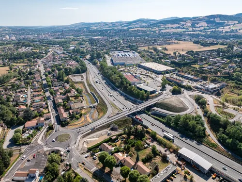 Saint-Chamond : le demi-échangeur de la Varizelle opérationnelle...