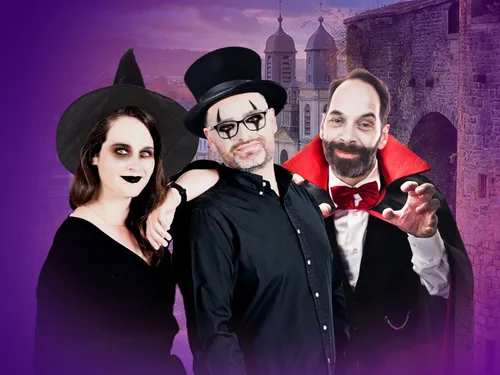 LA FAMILLE CHAMPAGNE FM FÊTE HALLOWEEN AU CHÂTEAU FORT DE SEDAN !