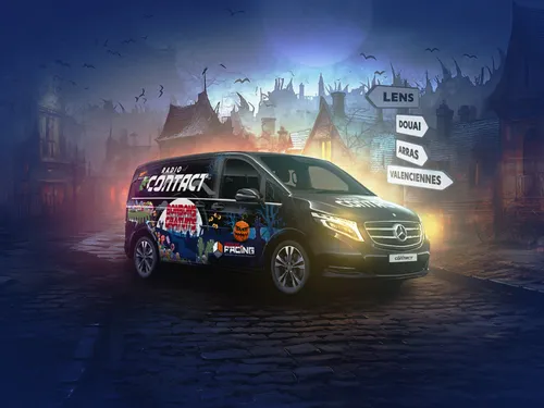 LE VAN DE L'HORREUR RADIO CONTACT, EN TOURNÉE POUR HALLOWEEN !