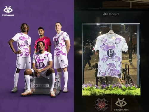 Le TFC dévoile son nouveau maillot, fleuri de Violettes
