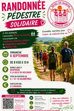 Randonnée pédestre solidaire Rêves en Marche