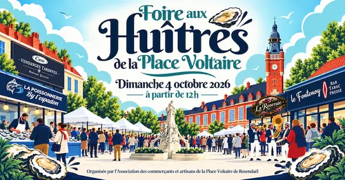 Foire aux Huitres de la Place Voltaire à Rosendaël