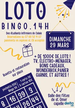 Loto des étudiants infirmiers de Calais