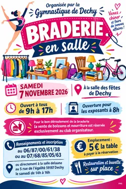 Braderie en salle 