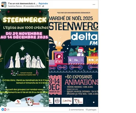 UN TRES BEAU MARCHE DE NOEL A STEENWERCK