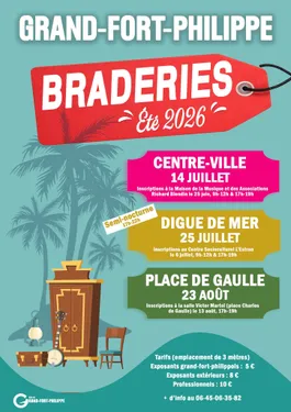 Braderie semi-nocturne de la digue de mer à Grand-Fort-Philippe