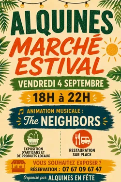 Marché estival d'Alquines 