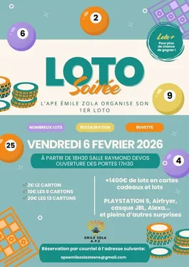 LOTO  1400€ en carte cadeaux et lots