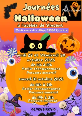 parcours immersif d'halloween