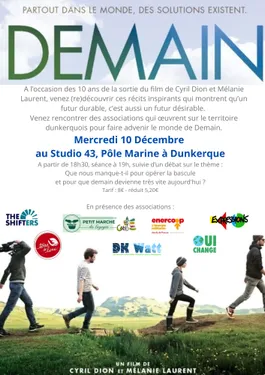 Documentaire Demain et rencontre avec des associations du Dunkerquois