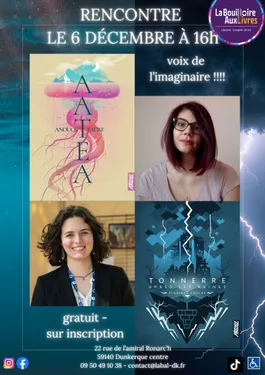 RENCONTRE ET DÉDICACE AVEC FLORIANE SOULAS ET ANOUCK FAURE