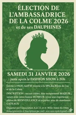 élection de Miss Ambassadrice de la Colme