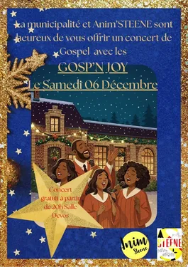 Concert de Gospel avec la chorale Gosp'N Joy