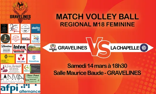 Match Volley Ball Régional M18 Féminine