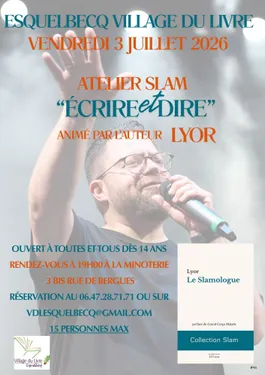 Atelier slam "Ecrire et Dire"