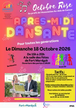 APRES MIDI DANSANTE OCTOBRE ROSE