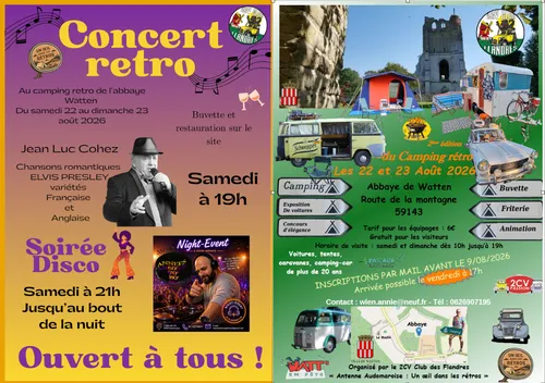 concert et soirée disco