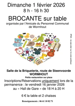 Brocante en salle