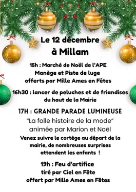 grande parade lumineuse et marché de Noël