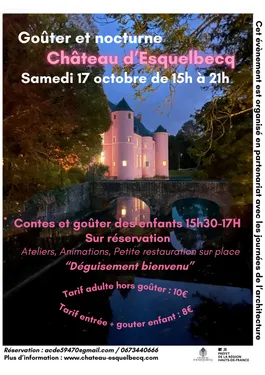 Goûter et nocturne au château d'Esquelbecq - Week-end de clôture