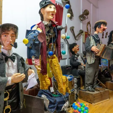 Visite de l'atelier de création d'automates et d'objets animés