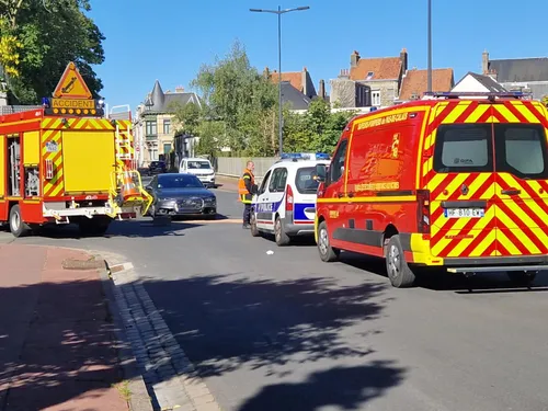 Calais : cinq personnes blessées à la suite d'un accident