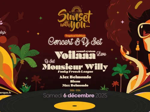 Dunkerque : Sunset With You au Casino samedi 6 décembre