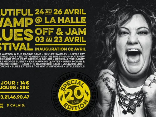 Calais : 20ème Beautiful Swamp Blues Festival jusqu'au 26 avril
