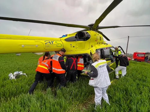 Un jeune cycliste de 11 ans héliporté à l'hôpital après un...