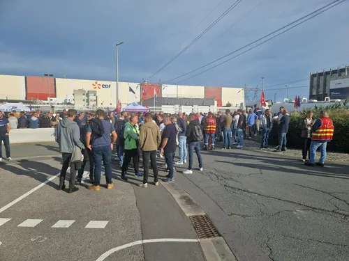 Gravelines : grosse mobilisation à la Centrale pour la grève