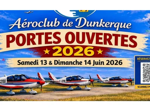 Portes Ouvertes ce week-end à l'Aéroclub de Dunkerque Les Moëres