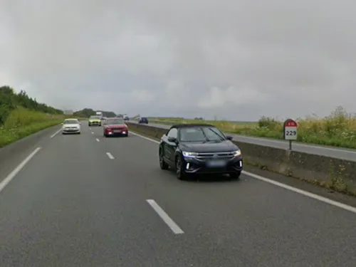 A16 : un double accident causé par la grêle au niveau de Dannes