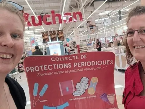 Longuenesse : une collecte de protections périodiques à Auchan