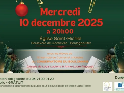 Boulogne-sur-Mer : Concert ce mercredi à l'église Saint-Michel