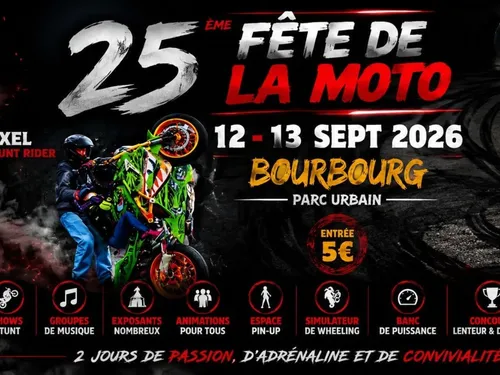 Bourbourg : 25ème Fête de la Moto ce week-end 