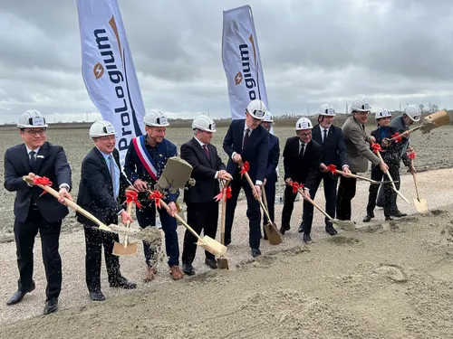 Dunkerque : premiers coups de pelles pour l'usine Prologium