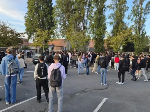 Mobilisation des lycéens :  28 interventions des pompiers pour...