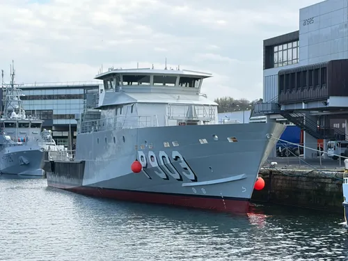 Boulogne-sur-Mer : Socarenam présente le navire militaire VEGA