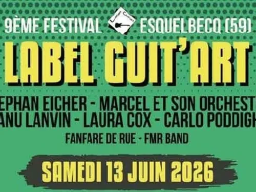 Esquelbecq : 9ème Festival Label Guit'Art à Esquelbecq samedi 13 juin