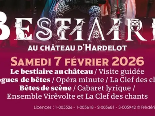 Condette : Le Bestiaire au Château d'Hardelot ce samedi après-midi