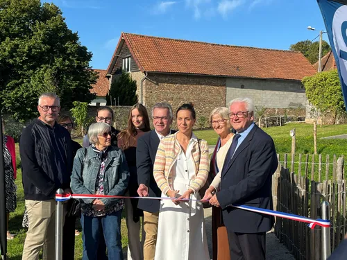 Un nouvel espace naturel à Lumbres sur le site de l'ancienne piscine