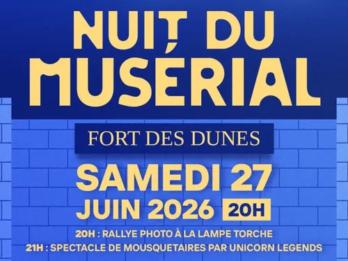 Leffrinckoucke : La Nuit du Musérial au Fort des Dunes samedi 27 juin
