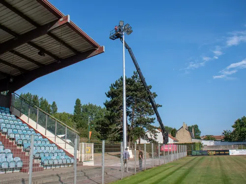 Le Stade des Huttes à Gravelines se modernise