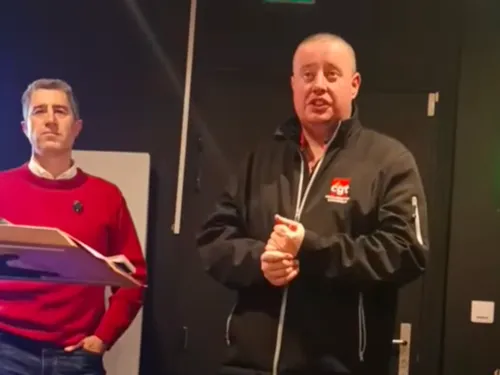 Arques : François Ruffin à la rencontre des syndicats d’Arc France