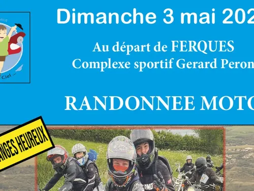 Ferques : 2ème Rando Moto ce dimanche 3 mai à 9:00