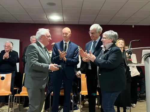 André Figoureux, 49 ans maire de West-Cappel et 25 ans président de...