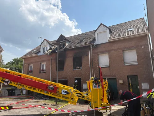 Guînes : un incendie ravage une habitation à la résidence du...