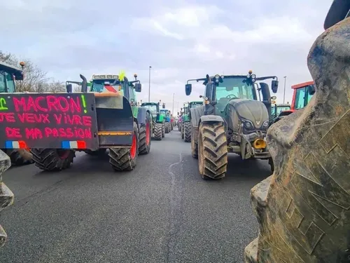 Les agriculteurs sont en colère, ils vont manifester notamment à...