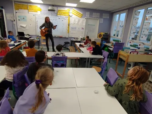 Musique : Des élèves d'Outreau et Samer travaillent sur un projet...