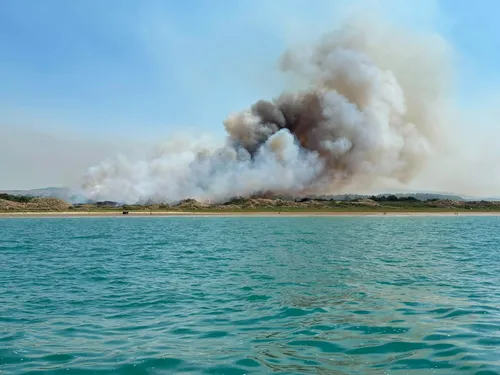 De terribles incendies en cours entre Dannes et Hardelot